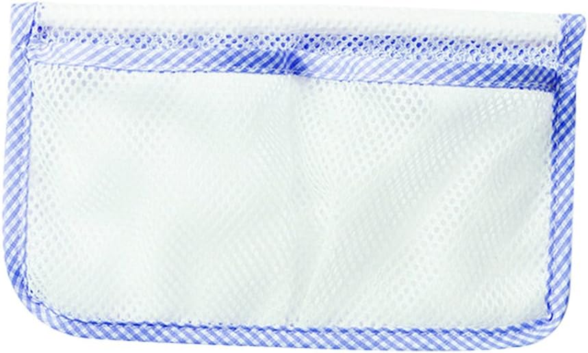 Colorido Home Kitchen Refrigerator Practical Hanging Mesh Bag Storage Pouch Organizer size Medium (Blue)
