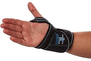 Trainers Choice Wrist Compression and Support Wrap assists with Sprains, Strains, Tendonitis, Arthritis, Soft Tissue and Repe