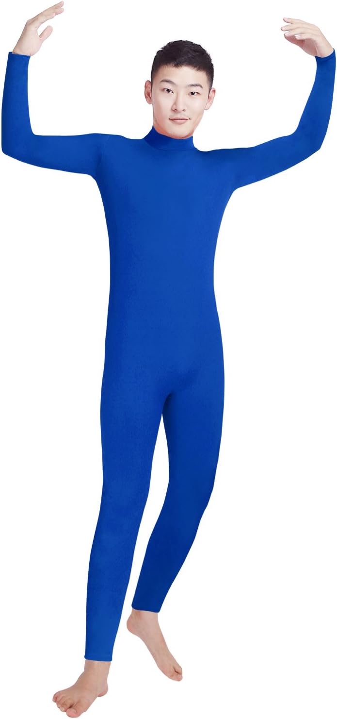 lucky baby storeBoys' Men's Spandex Turtleneck Long Sleeve One Piece Dancewear Unitard Bodysuit