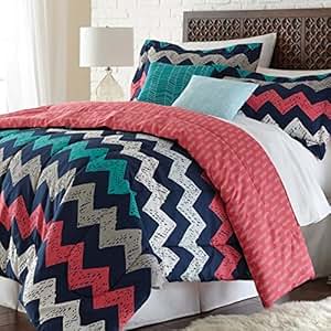 Amazon.com: 4 Piece Pale Pink Green Teal Blue Gray White