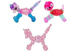 Twisty Petz 3-Pack Luna Unicorn & Sammy Sloth - Includes 3 Collectible Petz: 2 You See,1 Surprise! Adorable, collectible petz transform into friendship bracelets, necklaces & accessories. For girls 6+