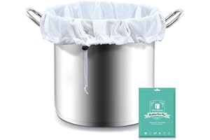 Monkkino Brew Bags, 2pcs Brew In A Bag, Reusable Wine Straining Bag for Homebrewing, Fine Mesh Bag, Durable Small Polyester Strainer Bag, 2 Pack of 16 X 18