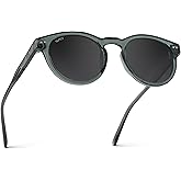 WearMe Pro Round Polarized Sunglasses for Women - Retro Classic UV400 Protection for Driving & Everyday Wear