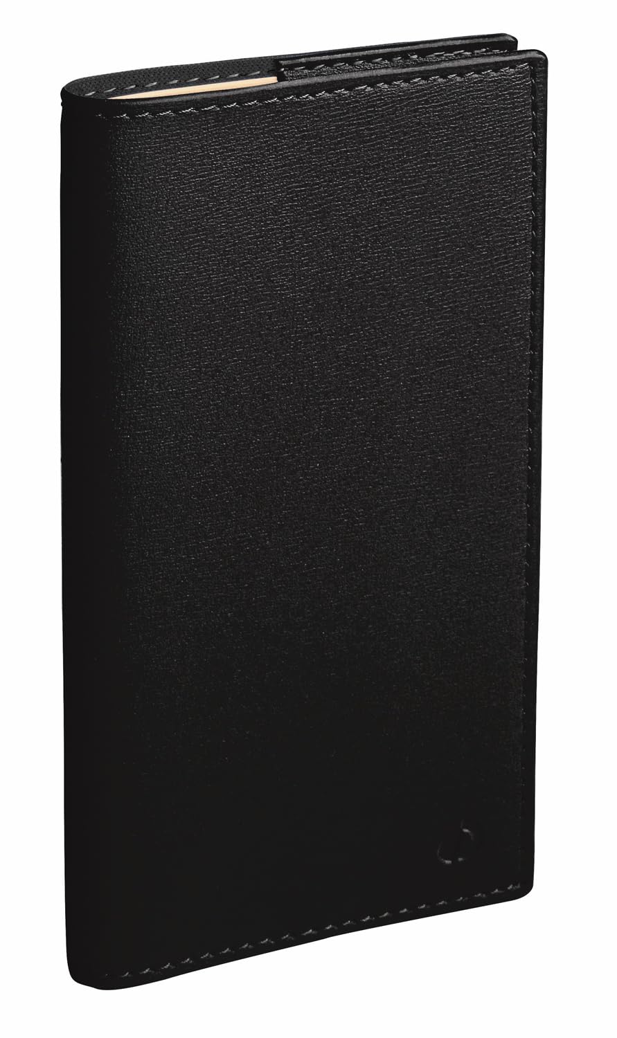 Quo Vadis Soho Pocket Diary Planner Horizontal 374217Q, 8.8 x 17 cm Ebony Black
