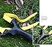 Obert Powerful Hunting Slingshot Catapult 10 Aiming Points & 2 Rubber Bands Black ABS Plastic