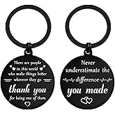 ENGZHI Coworker Gifts for Men Women Leaving, Colleague Appreciation Farewell Going Away Keychain