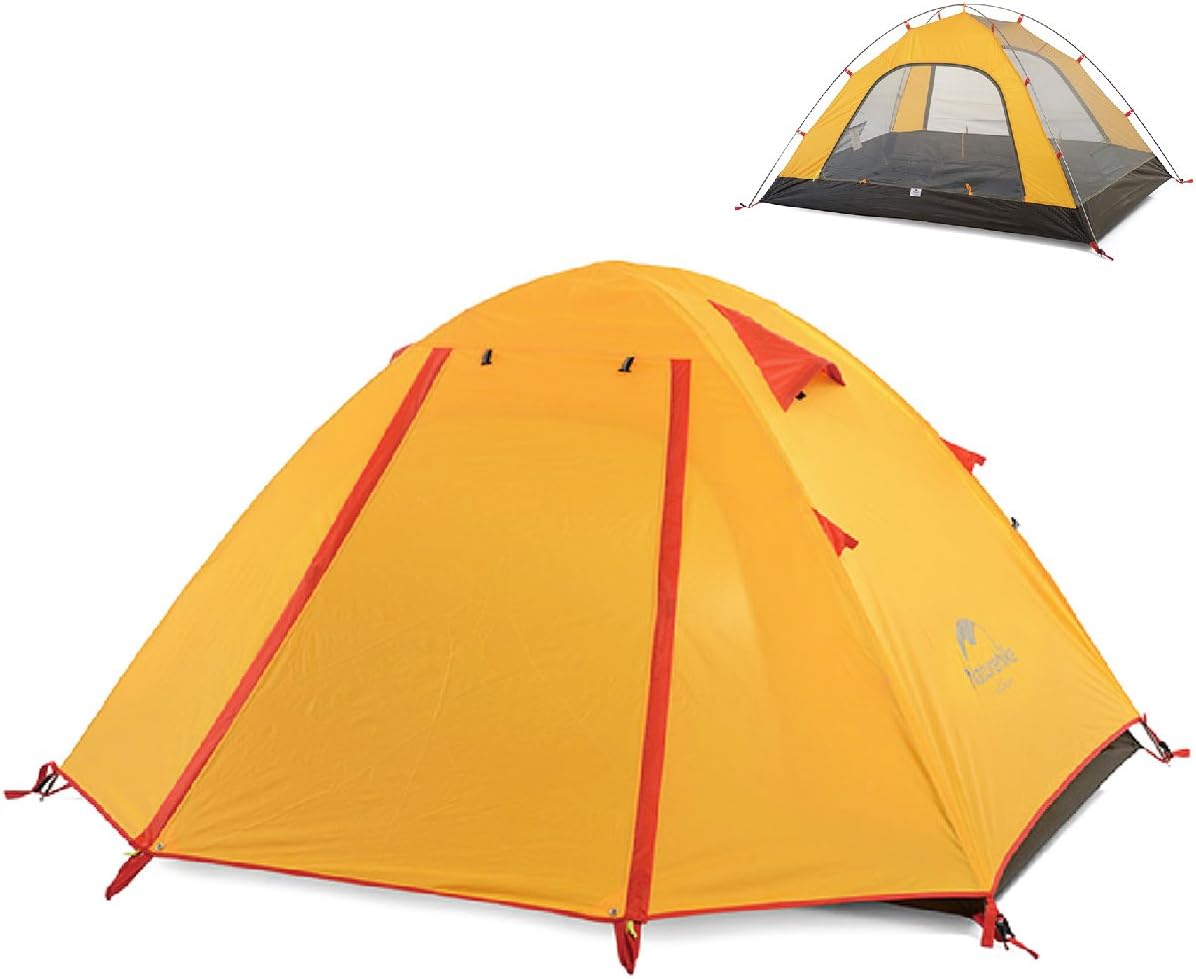 TRIWONDER 2-3-4 Person Camping Tent 3 Season Double Doors Lightweight Waterproof Double Layer Backpacking Tent for Camping Hiking