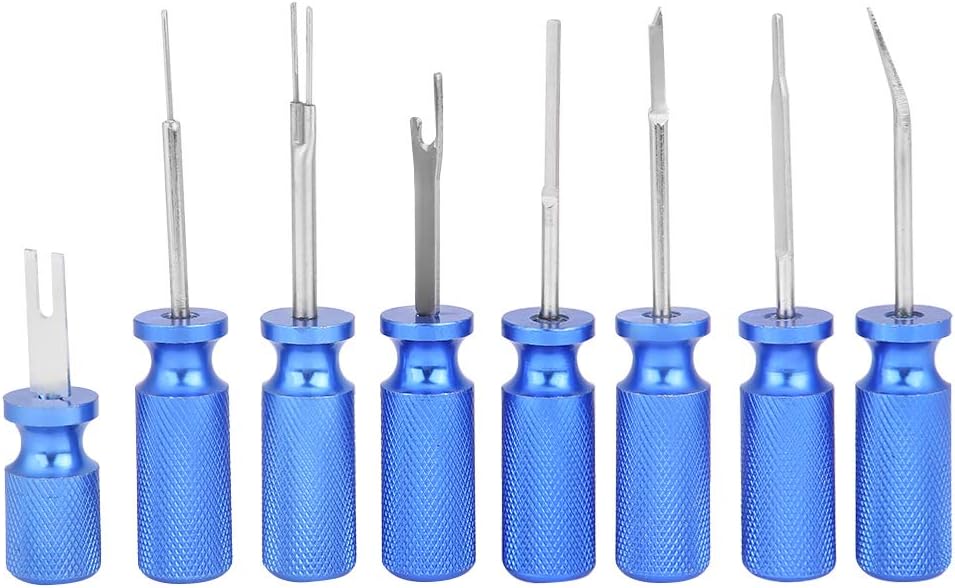 Qiilu Car Universal 19 Pcs Electrical Terminal Block Release Connector