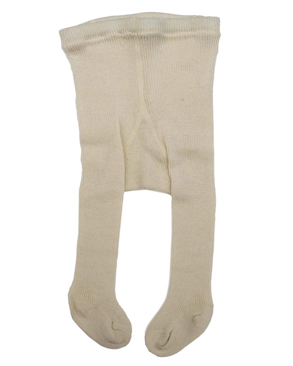 GRÖDO, Baby/Premature Tights, 100% Wool (kbT) - Beige - 3-6 Months