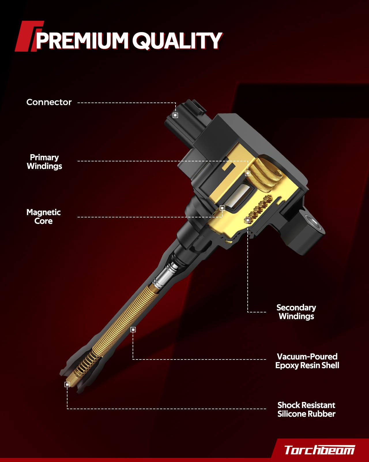 Torchbeam 4 automotive replacement Ignition Coil