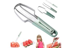 Watermelon Cutter Slicer Tool, 3-in-1 Stainless Steel Water Melon Popsicle Cutter,Watermelon Knife Fork,Melon and Fruit Slice