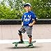 Skateboards - ENKEEO 22 Inches Complete Skateboard Cruiser Plastic Banana Board with Bendable Deck and Smooth PU Casters for Kids Boys Youths Beginners, 220 Ibs.Star