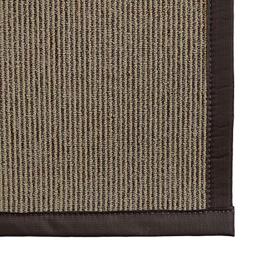 iCustomRug Zara Synthetic Sisal Collection Area Rug and Custom Size