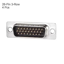 uxcell D-sub Connector Male Plug 26-pin 3-Row Port