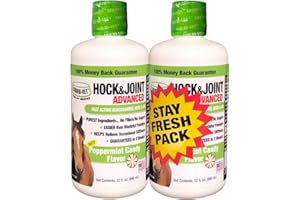Liquid-Vet by COOL PET Holistics Equine Hip & Joint Advanced Formula, Peppermint Flavor, (2) 32 oz Stay Fresh Pack