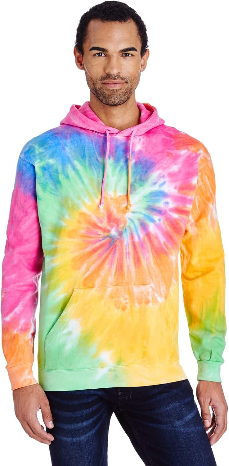 100 cotton tie dye hoodie