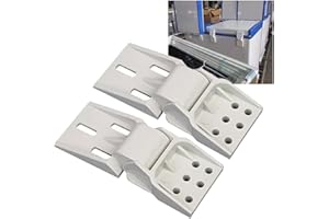 FCHENGTAIS Chest Freezer Hinge Universal For Small Freezer Hinge Folding Universal Chest Freezer Counterbalance Hinge, Suitable Chest Freezer | Chest Freezer Hinge (6-Holes 2PCS)