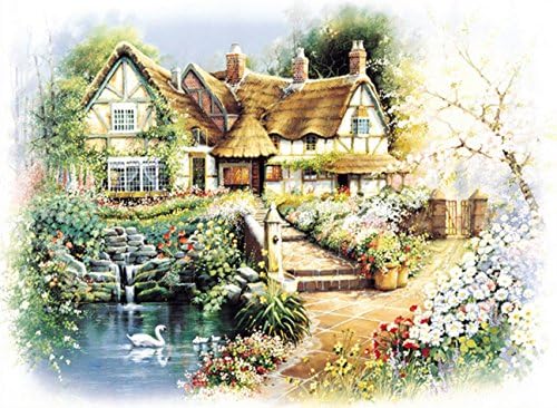 Chamberart 500 piece Premium Jigsaw Puzzles "Country Cottage" A-5024 by Andres Orpinas