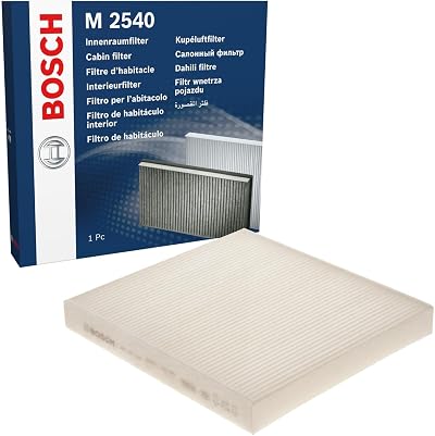 Bosch M2540 Standard Cabin Filter - Captures Pollen and Dust, Car Air Quality
