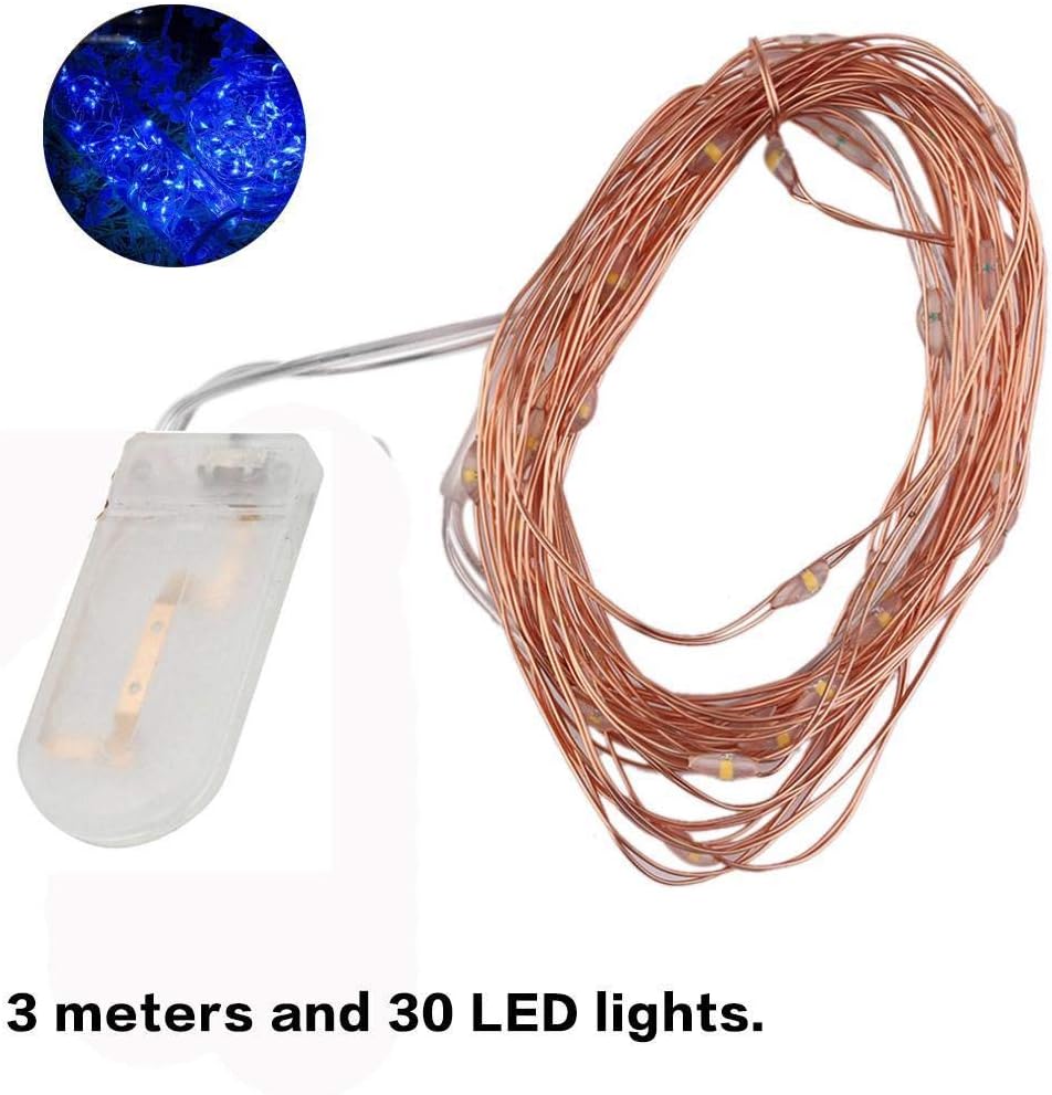 Gfone 30LED Bulbs String Lights For Christmas, LED String Lamps For Decor, Fairy Lights For Wedding Party Christmas Decorations, String Lights Outdoor and I Outdoor String Lights