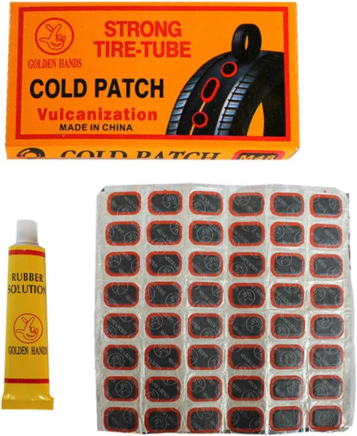 MRMAODOU 48/24 Pieces Rubber Bike Tire Patch Bicycle Tyre