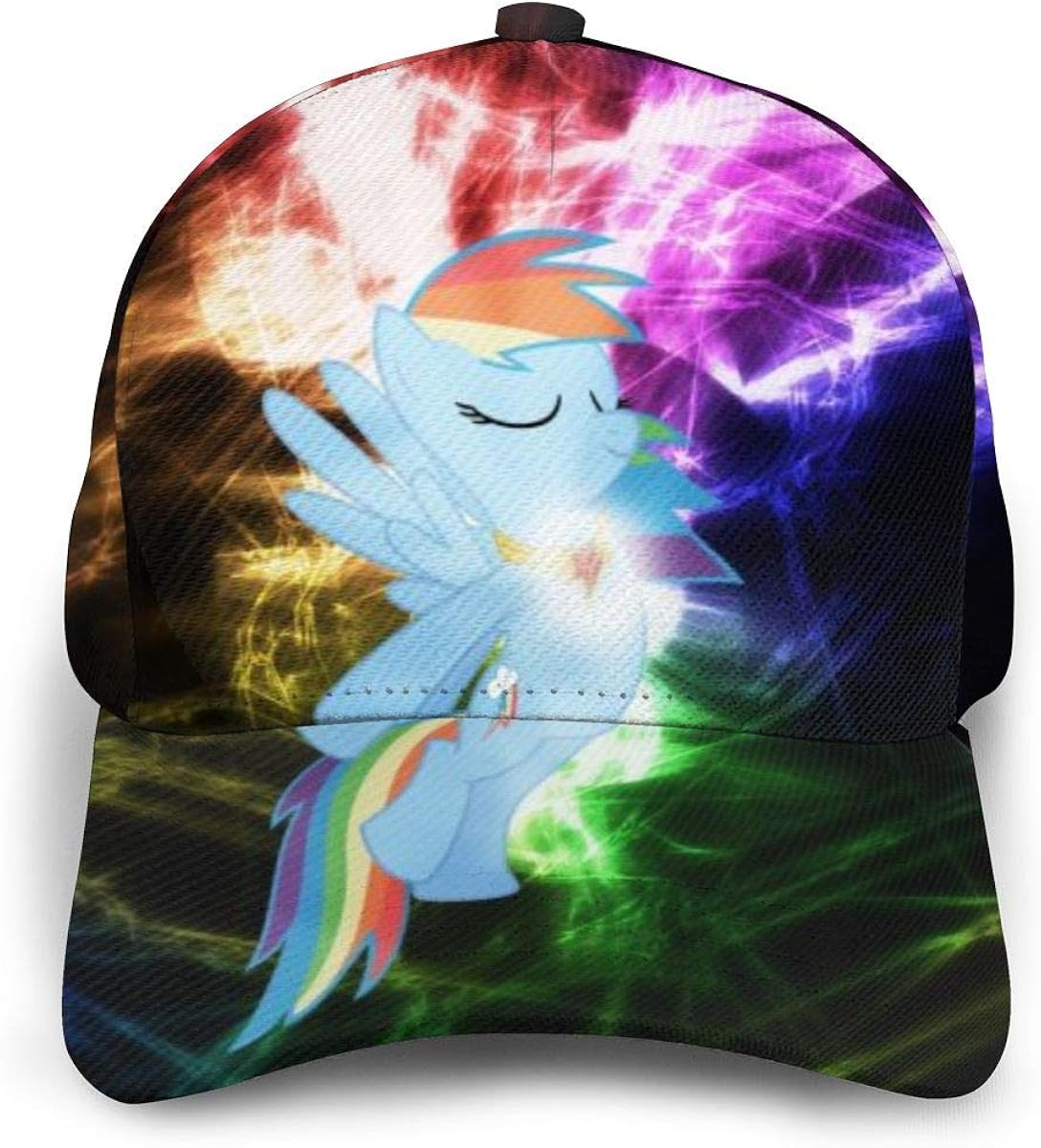 Rainbow Dash My Little Pony Baseball Cap Unisex Adjustable Hat Cotton Classic Washed Men Women Plain Hat