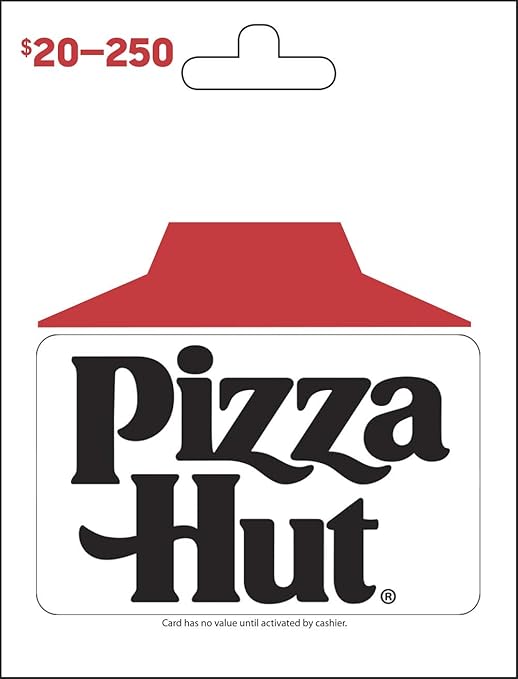 Amazon Pizza Hut Gift Card 25 Gift Cards