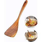 Wooden Spatula for Cooking, Baking & Frying, Heat-Resistant Non-Stick Kitchen Utensil with Ergonomic Handle, Multi-Purpose Scraper for Eggs, Pancakes, Fish – Handmade Gift for Mom, Wife, Grandma