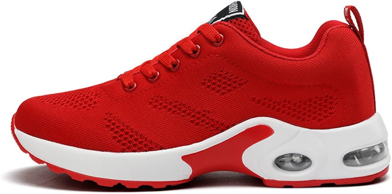 KOUDYEN Mujer Zapatillas de Deporte Zapatos Sneakers Fitness Shoes Aire Libre y Deportes Zapatillas de Running Shoes,A1727-Red-EU40: Amazon.es: Zapatos y complementos