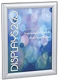 Displays2go Snap Open Sign Holder Frame, 8.5 x 11