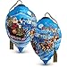 Ne’Qwa Art, Limited Edition, “Santa’s Magic Flight”, Artist Dona Gelsinger, Princess-Shaped Glass Ornament, 7161120