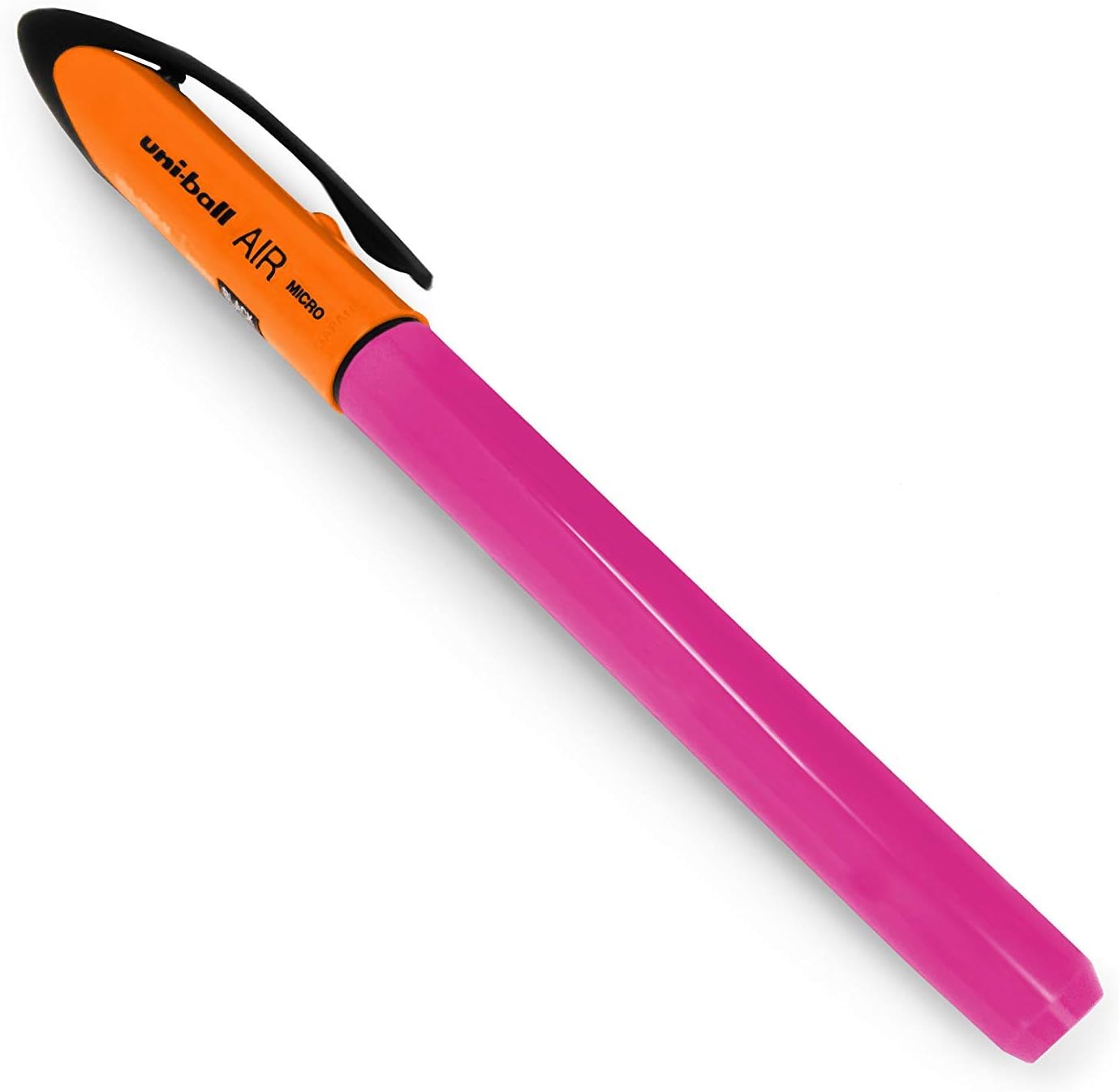 Uni-Ball Air - 0.5mm Rollerball - Blue, Green, Pink and Orange Barrel - Black Ink - Pack of 4 - UBA-188E-M - Image 4