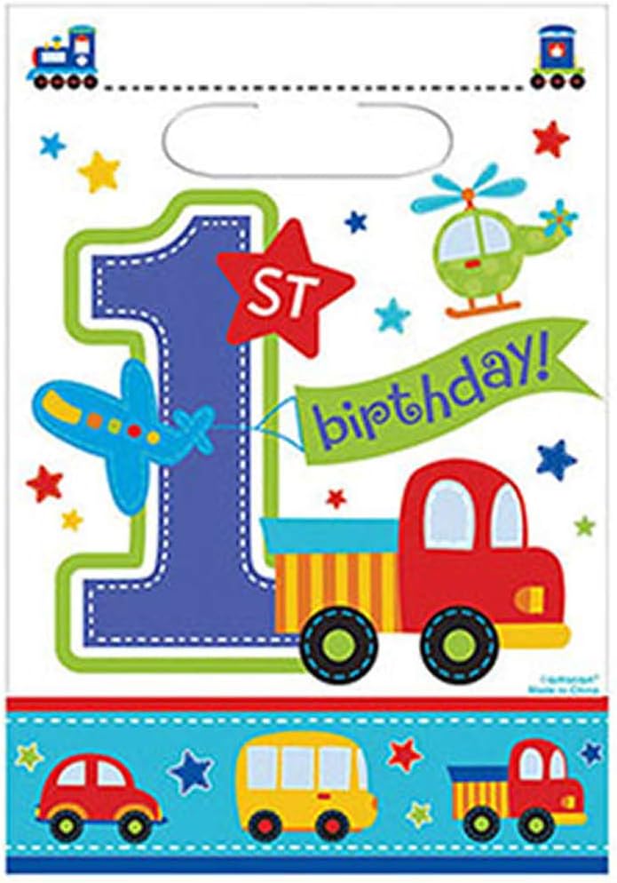 Striscioni Lingua Inglese Festone Di Compleanno Con Guarnizioni A Lettere Amscan All Aboard Birthday Casa E Cucina