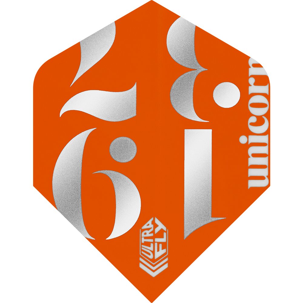 Unicorn UltraFly Dart Flights | Origins Red Design | Standard Plus Shape| Ultra Durable 100 Micron Polyester PET