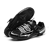 Mens Anti-Slip Wear-Resistant Indoor Outdoor Cycling Shoes - Multifunctional Road Mountain Bike Cycling Shoes