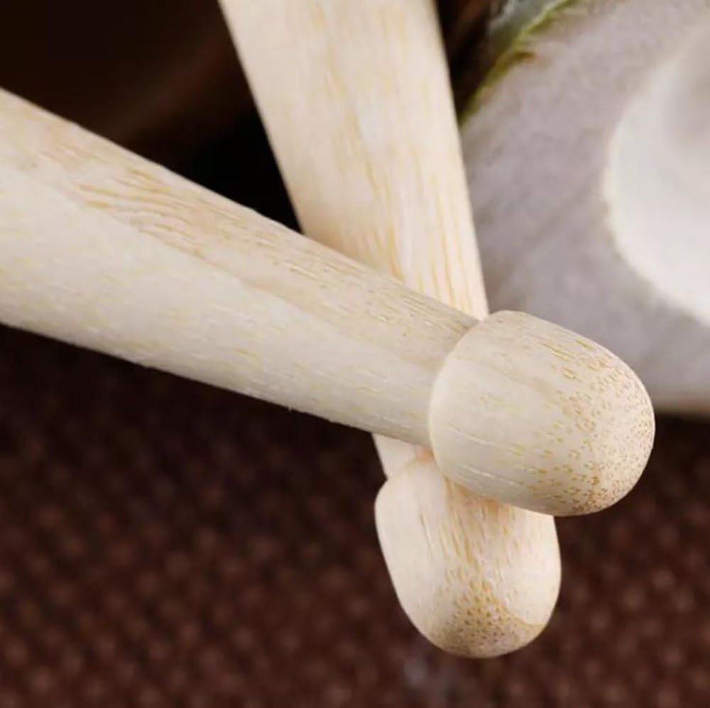 MINGZE 5A Drum Stick Drumstick Natural Bamboo Production (5a- 1 pair ...