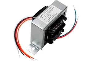 SUNJIKA 24V 40VA Control Transformer for HVAC/Furnace - Primary120/208/240V to 24V Multi Tap Transformer with Foot Mount, Replacement for 4031F GT446, PF42440 Models (EI Type Isolation)