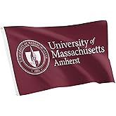 Desert Cactus University of Massachusetts 100% Polyester Indoor Outdoor 3x5 feet Banner UMass Amherst (Flag D)