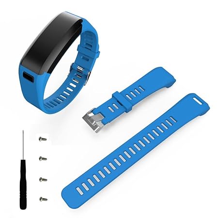 SHOBDW Garmin Vivosmart HR Armband, Mode Sport Silikon Band Strap Armband + Werkzeug für Garmin Vivosmart HR