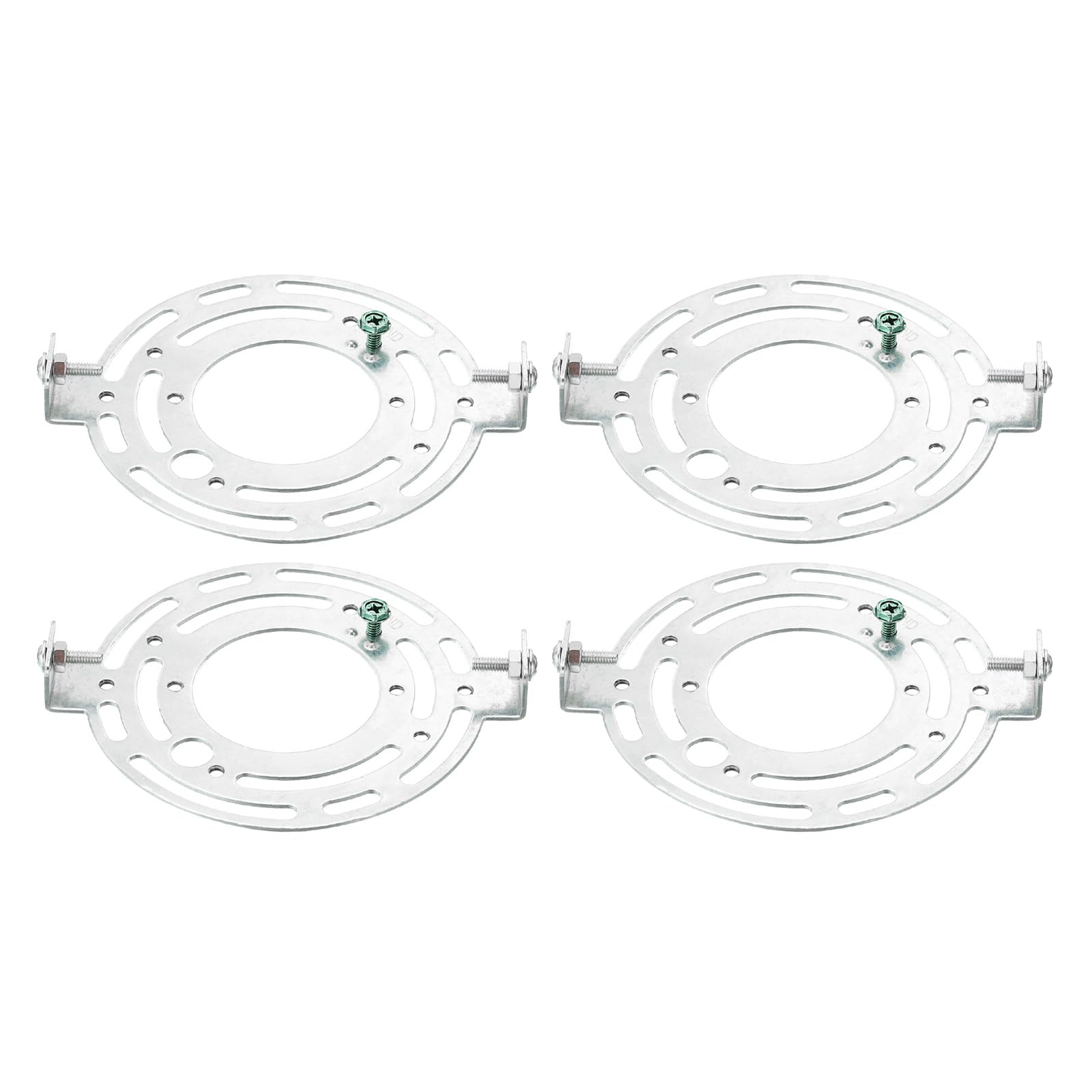 PATIKIL 125mm (4.92") Universal Light Fixture Mounting Bracket Kit, 4set Light Crossbar Round Ceiling Plate for Wall Light, Close to Ceiling Light, Chandelier