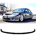 MagicDrift Front Bumper Lip Chin Spoiler, Compatible with 2004-2005 Honda Civic Coupe Sedan, A-Spec Style PU Front Lower Splitter Protector, Unpainted Black, 1PC