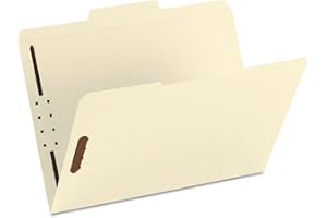 Smead Fastener File Folders, 50 Count, Manila, Reinforced 1/3-Cut Tabs, Letter Size (14537)