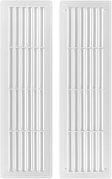 Awenta White Plastic Ventilation Grille 120 x 440mm Interior Door Vent view 6