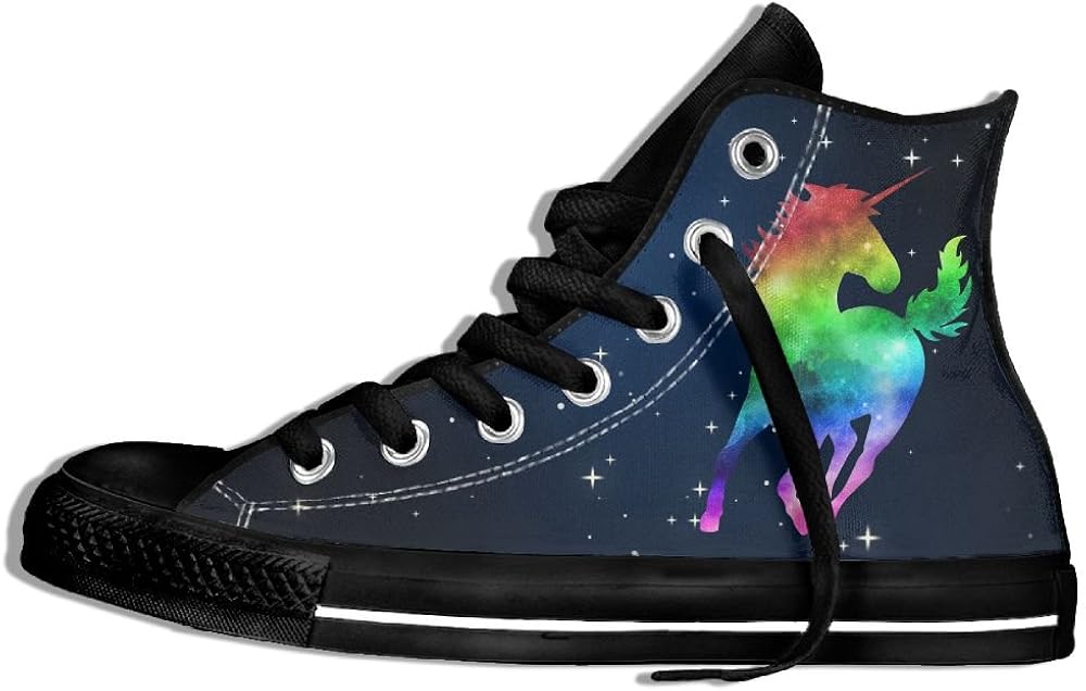 unicorn high top sneakers
