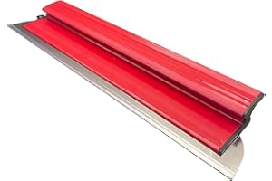 XWADJCD Drywall Skimming Blade 24 Inch, Smooth Finish, Precision 0.5mm European Stainless Steel Blade (Replaceable),Drywall Skimming Blade Tool for Drywall/Wallboard/Plasterboard