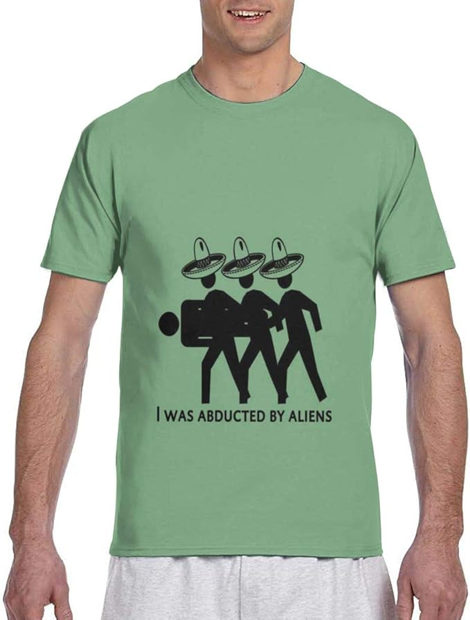 Amazon Co Jp エイリアンにab致された Tシャツメンズ 半袖プリント 夏 カジュアルファッション 人気 クルーネック ゆったりとしたスポーツの快適性 ユニセックス 服 ファッション小物