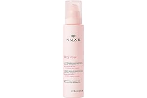 NUXE Very Rose Make-Up Removing Milk 6.8 - Vegan, Moisturizing & Comforting Cleanser for Face and Eyes, 6.8 oz