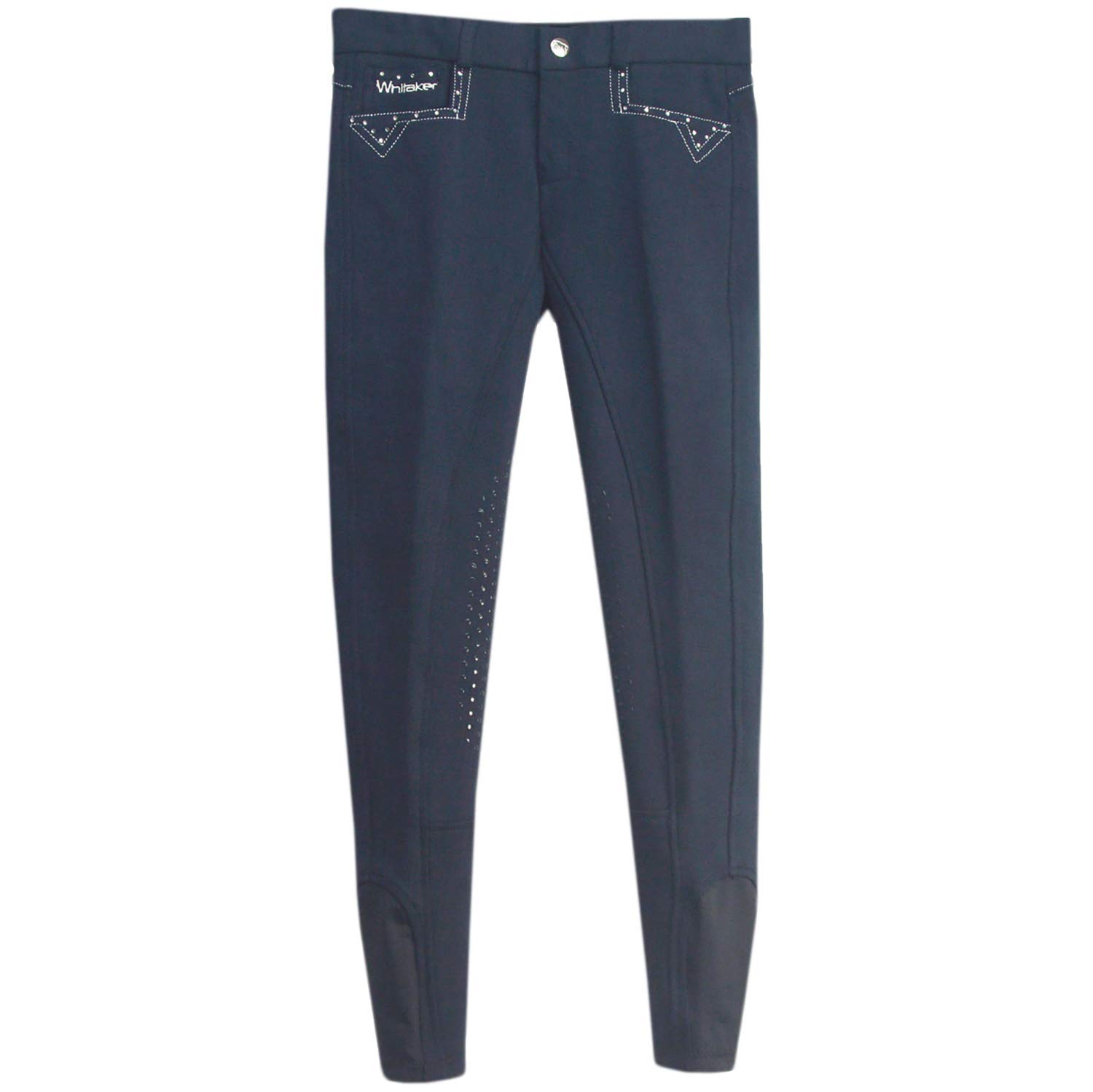 John Whitaker Birtle Diamante Kids Riding Breeches Age 7-8 Navy