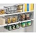 iDesign York Metal Under Shelf Storage Basket Storage Organizer for Kitchen, Bathroom, Office, Bronze