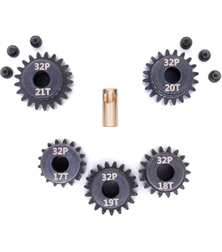 Amazon.com: Traxxas 3949X 19-Tooth Hardened Steel Pinion Gear (32